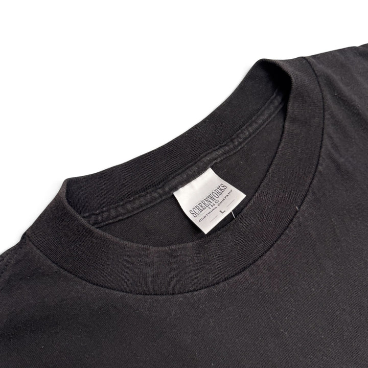 Vintage Black Muai Hawaii Graphic T-Shirt (L)
