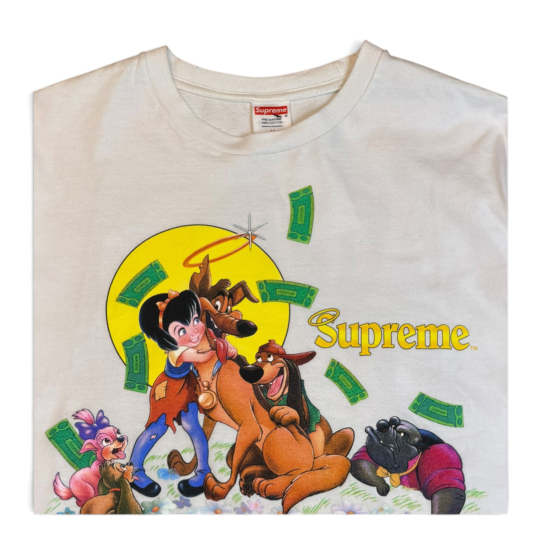 Supreme White All Dogs Go To Heaven T-Shirt (M)