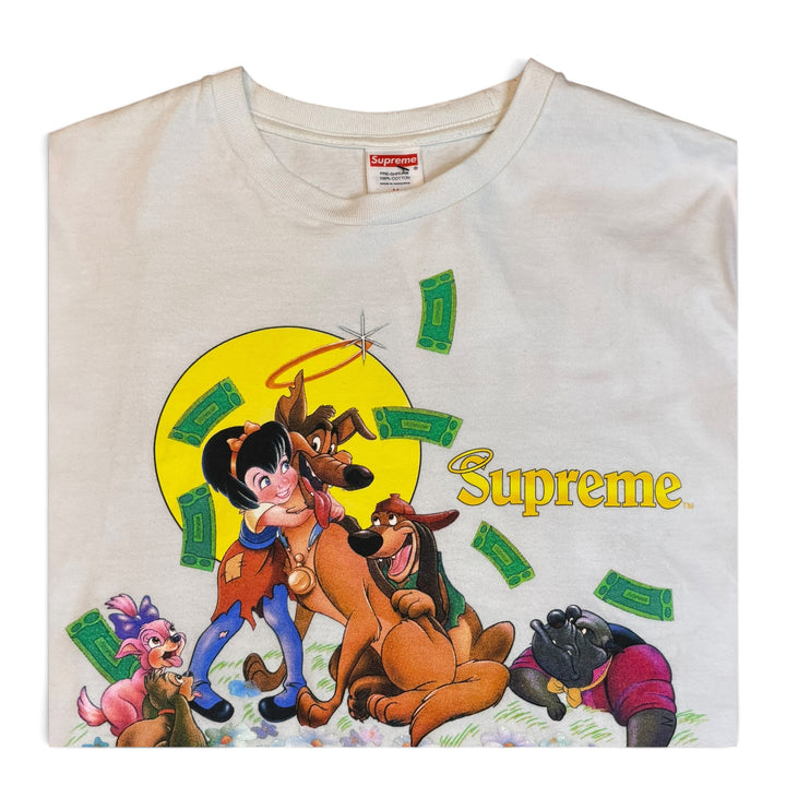 Supreme White All Dogs Go To Heaven T-Shirt (M)
