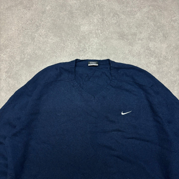 Vintage Nike Golf Navy Knitted Sweater