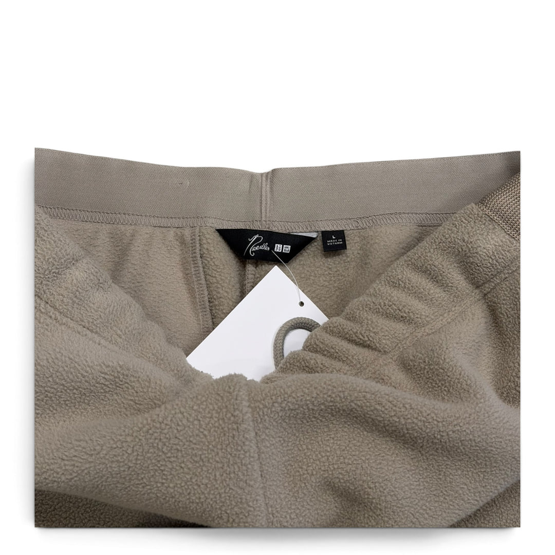 Needles Fleece Light Brown Tracksuit Bottoms (L)