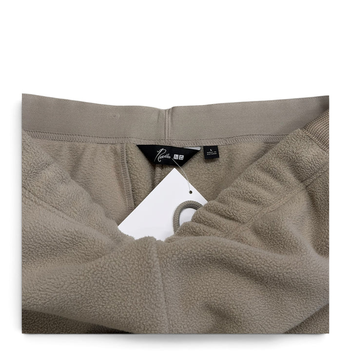 Needles Fleece Light Brown Tracksuit Bottoms (L)
