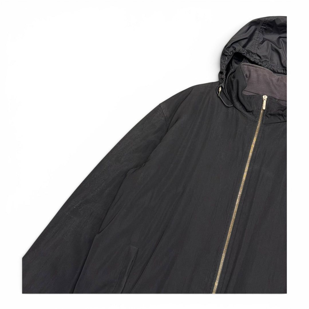Vintage Jil Sander Black Hooded Jacket (L)