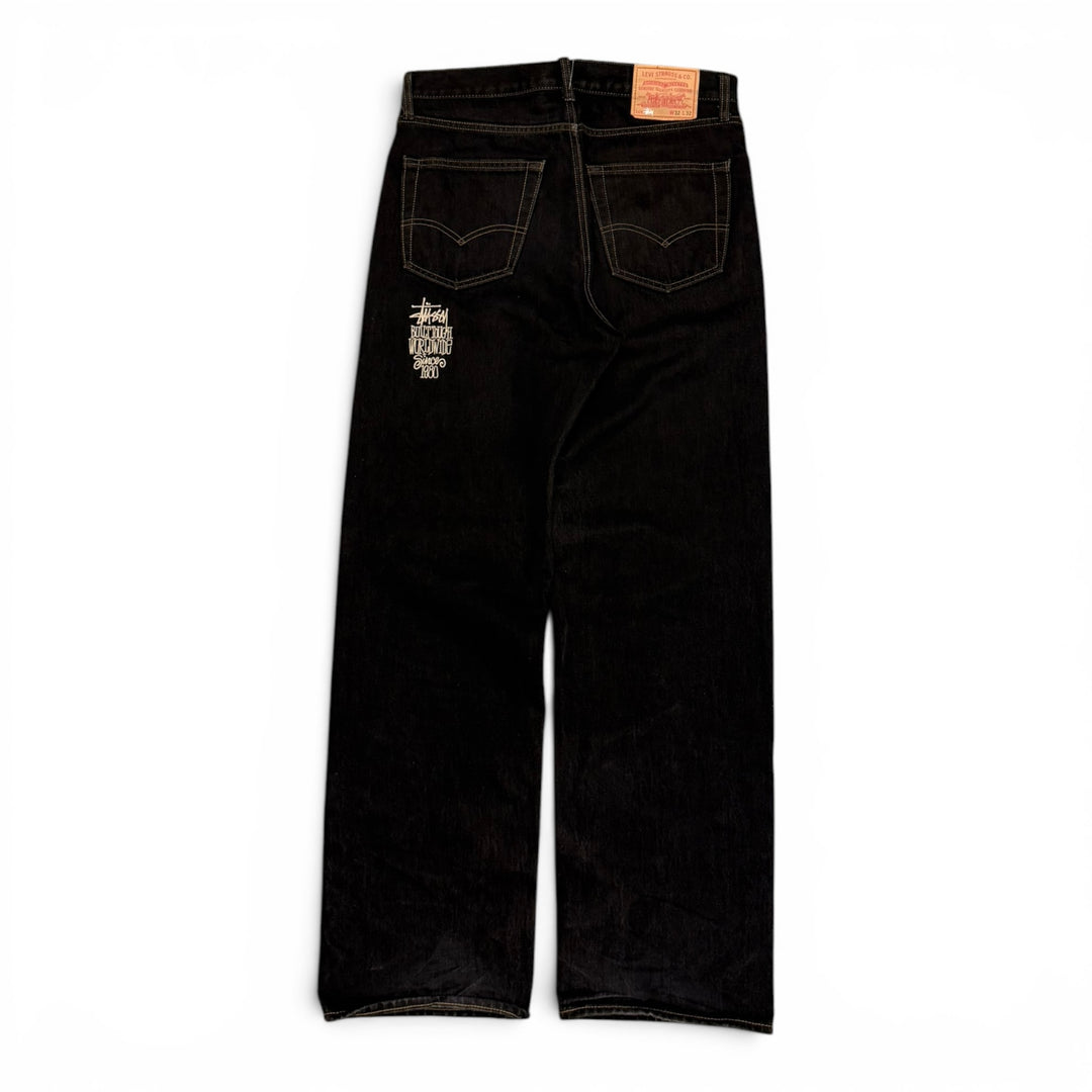 Stussy X Levi's Crispy Rinse Jeans Black 32"