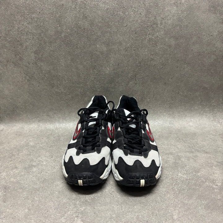Retro Nike Air Black, Red & White Trainers (UK8.5)