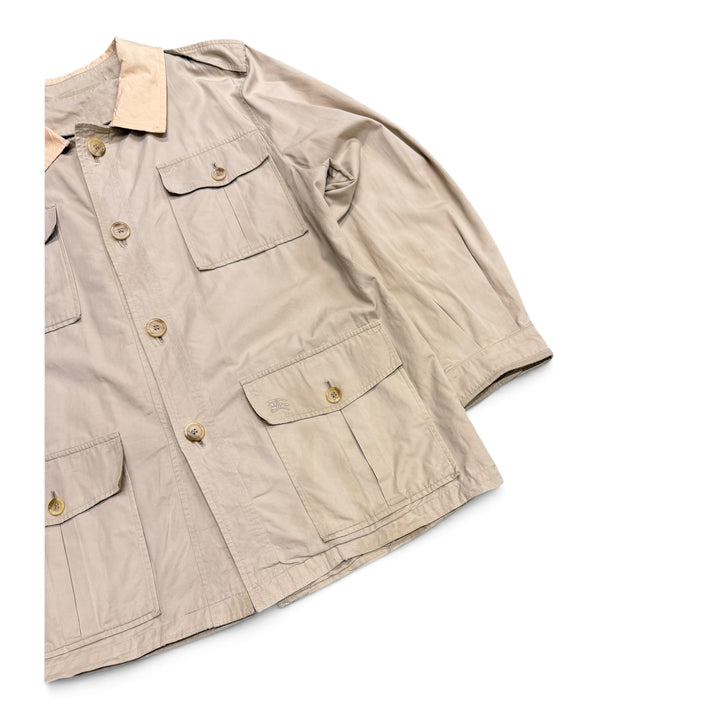 Vintage Burberys Button Up Lightweight Jacket Beige (L)