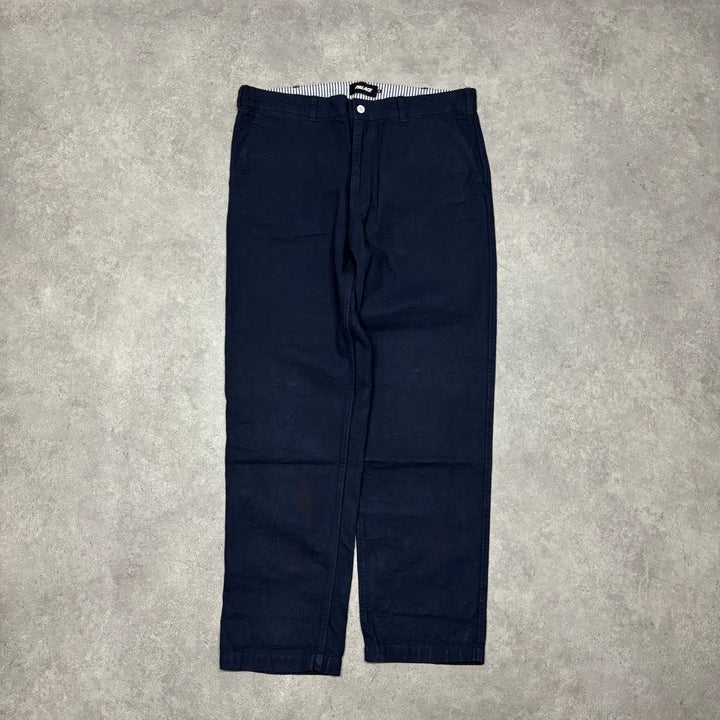 Palace Navy Canvas Material Full Set Jacket & Trousers (XL)