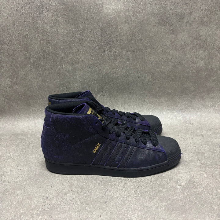 Adidas Skateboarding Kader Pro Model ADV Dark Purple Trainers (UK12.5)