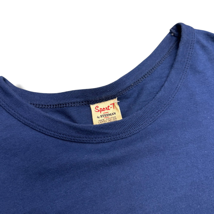 80's Vintage Navy Audio Unlimited Graphic T-Shirt (L)