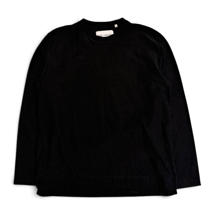 Our Legacy Black Heavyweight Long Sleeve T-Shirt (M)