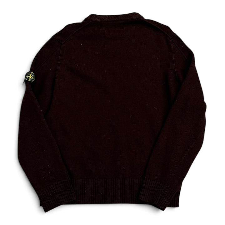 Vintage Stone Island Crew Neck Knitted Jumper Navy (L)
