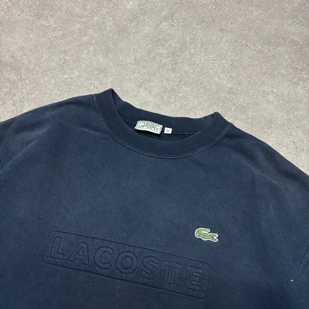 Vintage Lacoste Sport Navy Sweatshirt (L)
