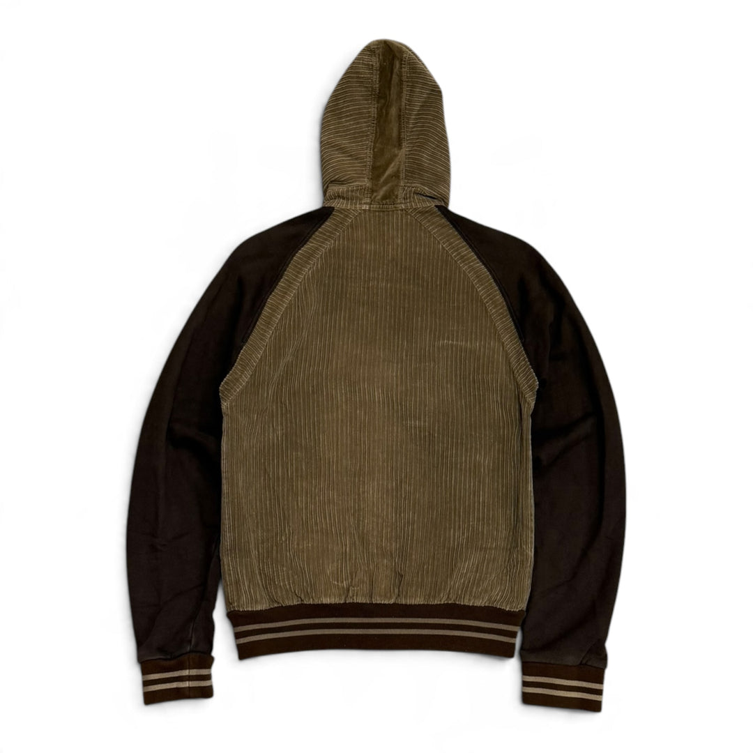 Vintage Dolce & Gabbana Khaki & Brown Zip Up Hoodie (S)