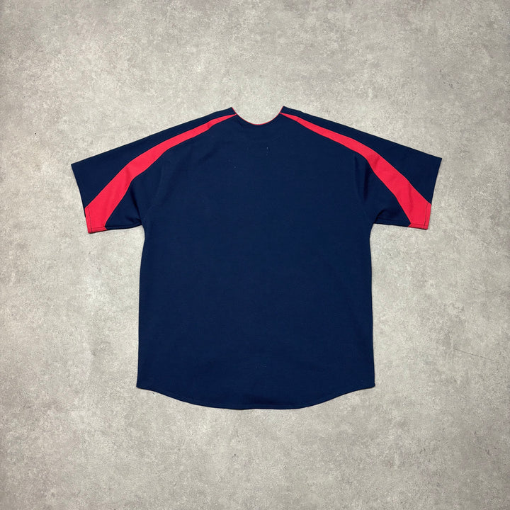 Palace Navy Button Up Baseball Jersey (XL)