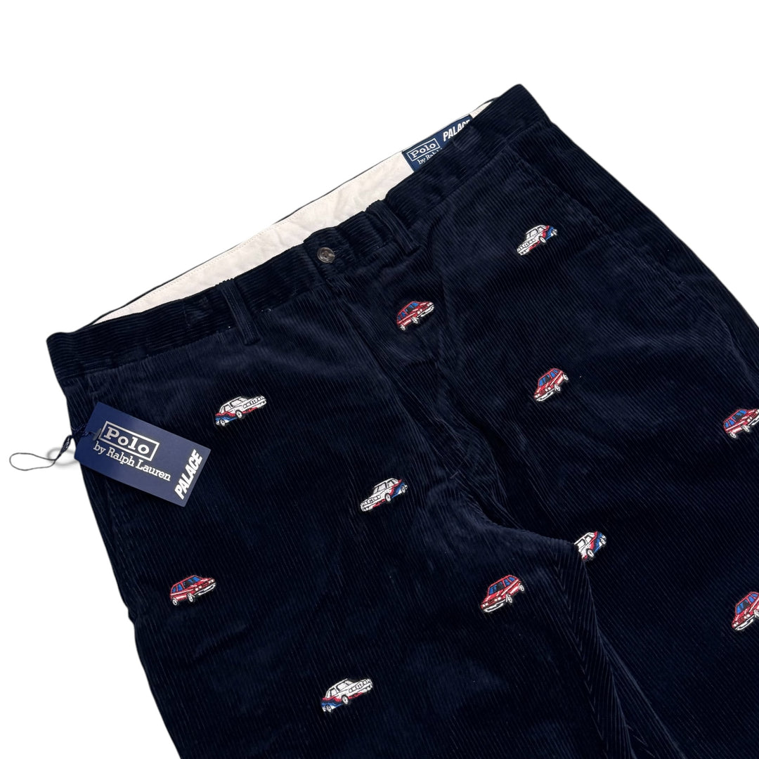 Palace x Ralph Lauren Navy Corduroy GTI Trousers (34)