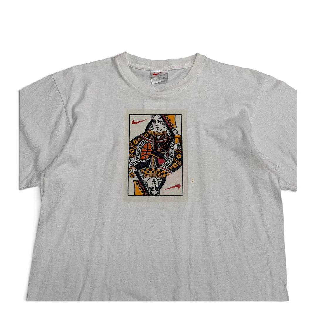 Vintage Nike I am Queen Of This Court T shirt White (M)