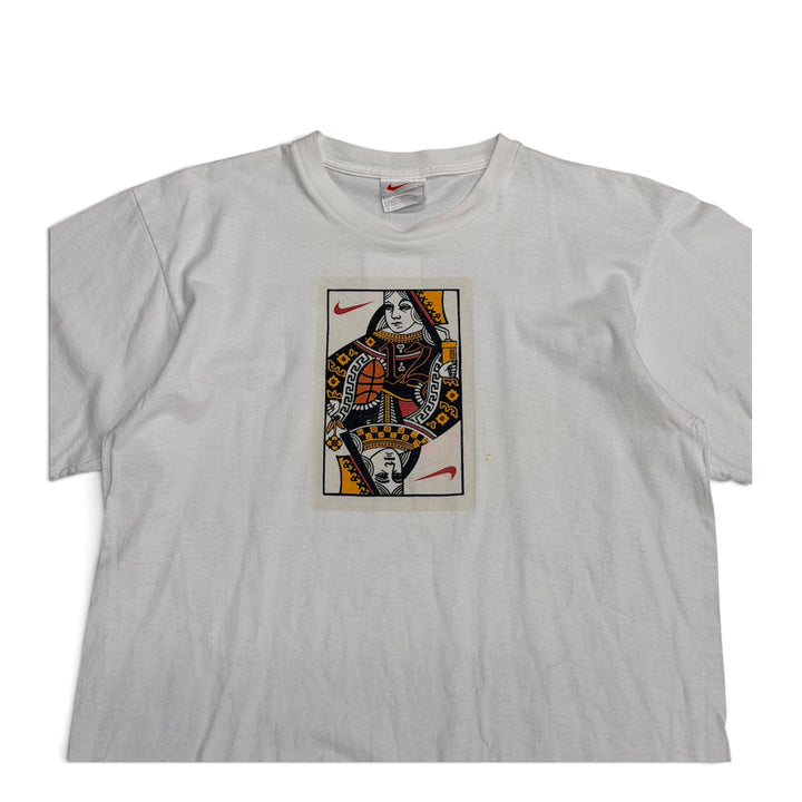 Vintage Nike I am Queen Of This Court T shirt White (M)