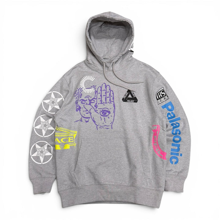 Palace x Cannondale Grey Mad Boy Pullover Hoodie (L)