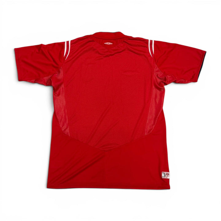 2004 Vintage England Umbro Red Football Shirt (M)
