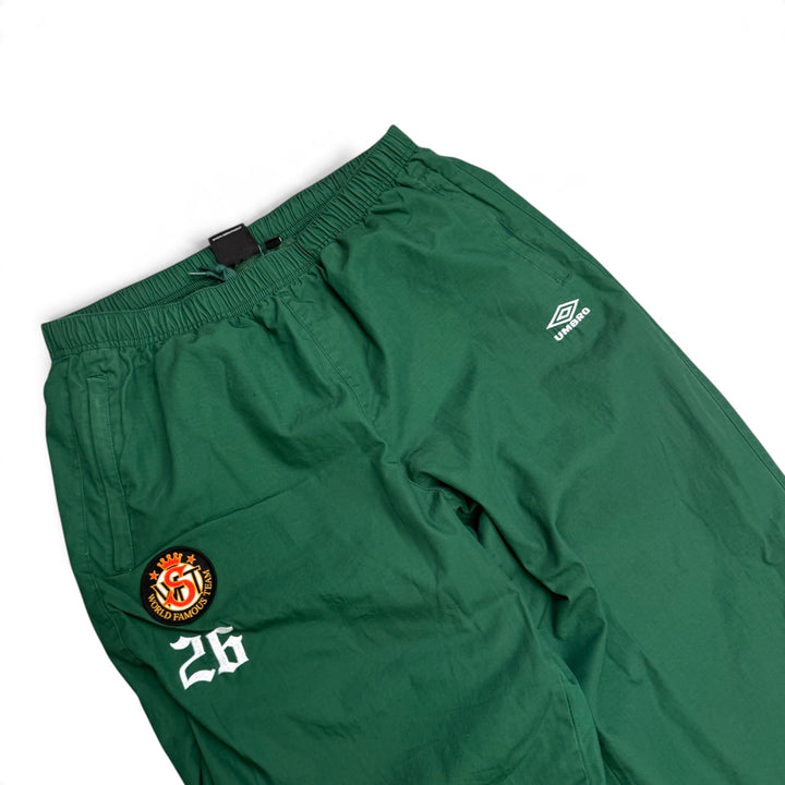 Supreme X Umbro Cotton Ripstop Track Joggers Green (M)