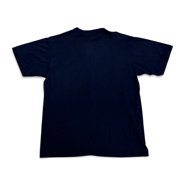 Vintage Bulldog Pride Graphic T shirt Navy (L)