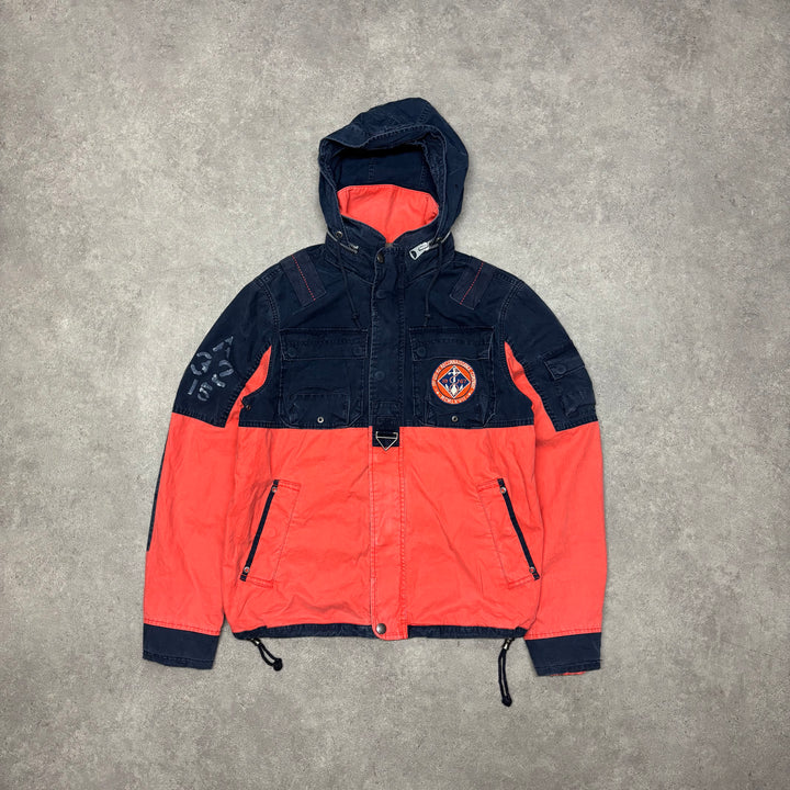Vintage Polo Ralph Lauren Red & Navy US-RL Reconnaissance Jacket (M)