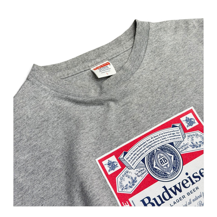 Rare Supreme X Budweiser T shirt Grey (L)