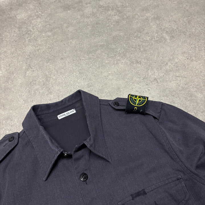 A/W 2007 Stone Island Navy Overshirt Jacket (M)