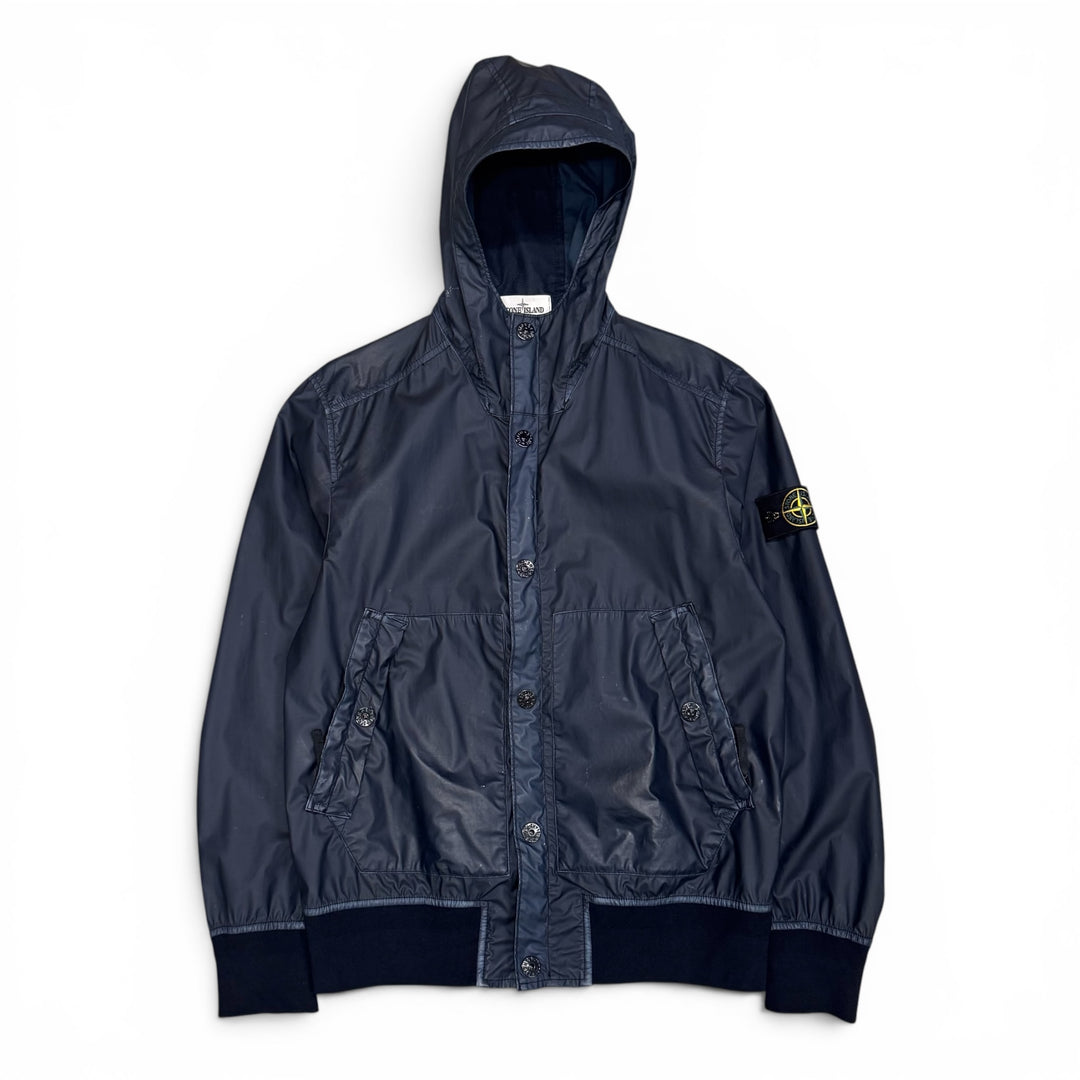Stone Island Mussola Gommata Jacket Navy (L)