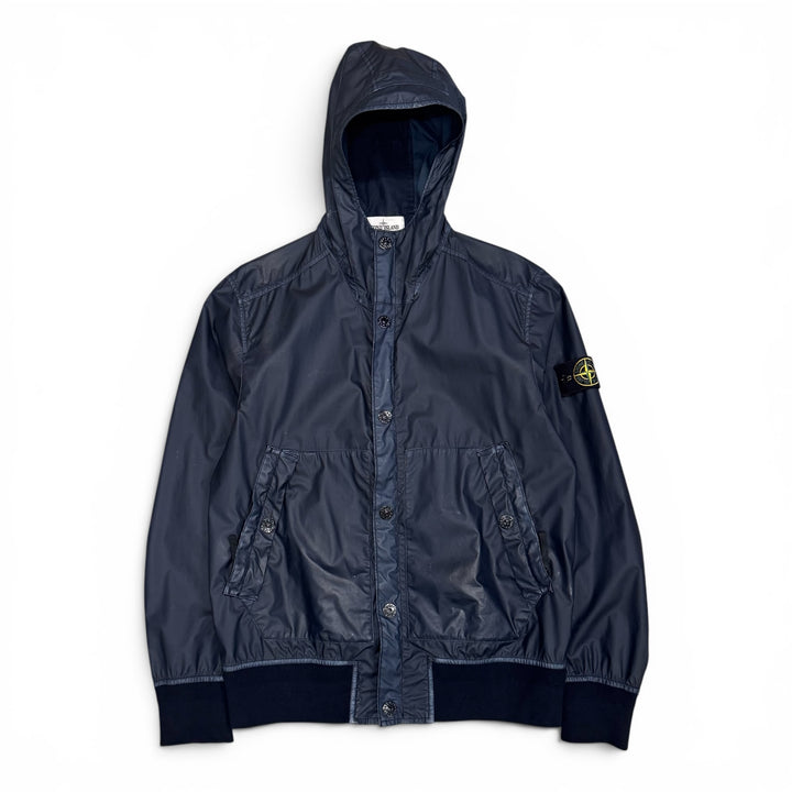 Stone Island Mussola Gommata Jacket Navy (L)
