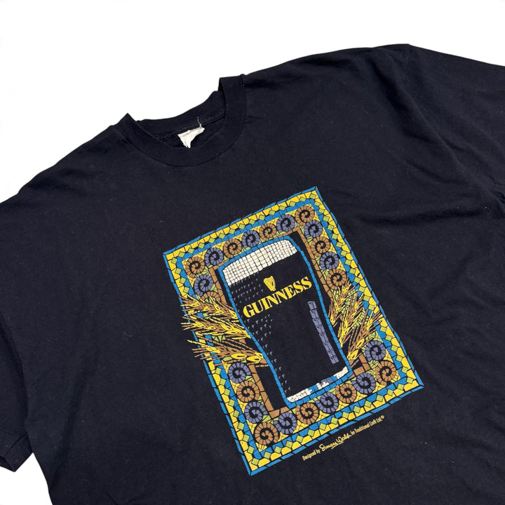 Vintage Guinness Graphic T shirt Black (XL)