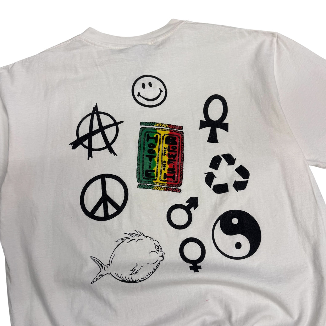 Vintage Whats Your Sign Graphic T shirt White (XL)