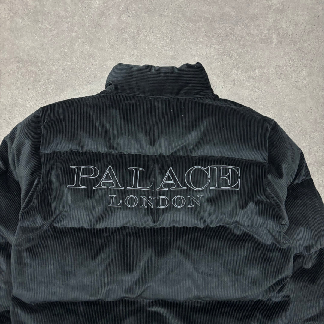 Palace Black Corduroy 3M Puffa Jacket (M)