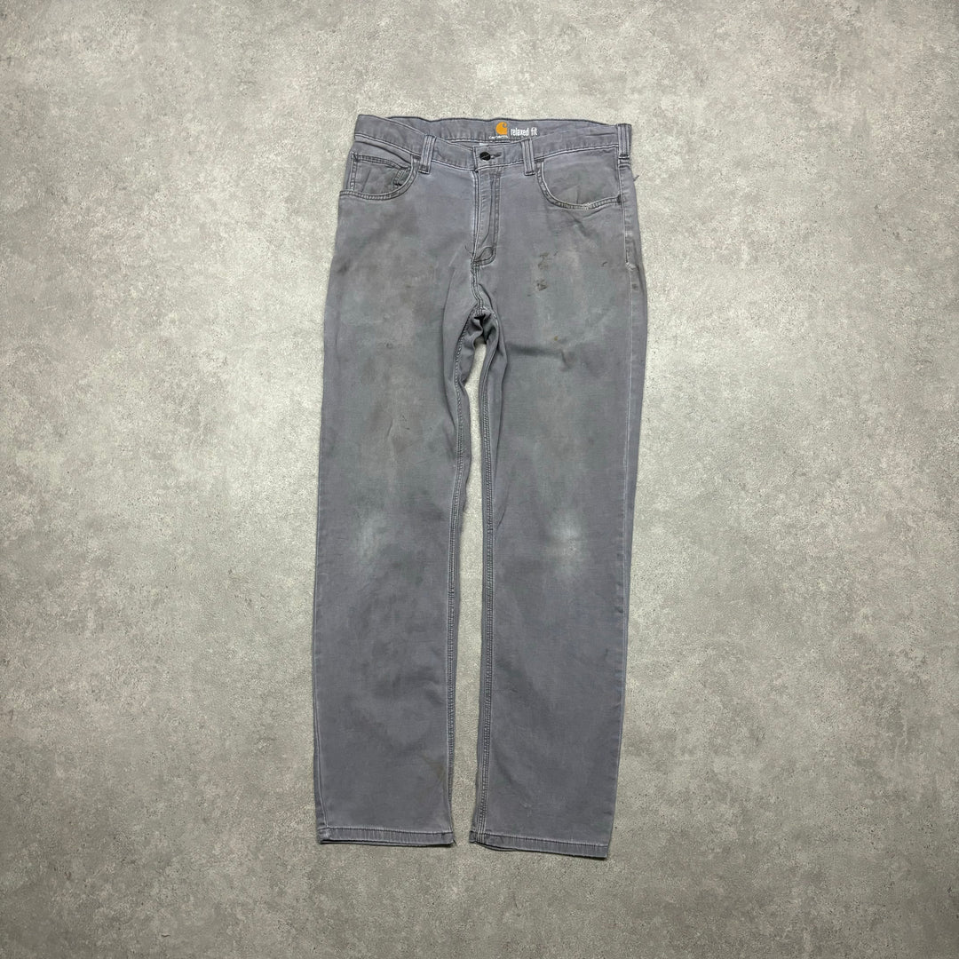 Vintage Carhartt Grey Workman Trousers (32x32)