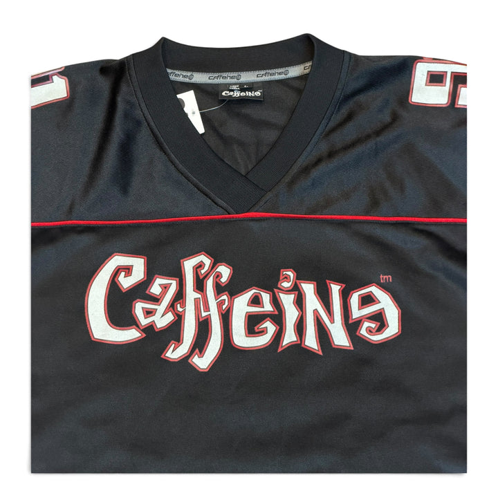 Vintage Caffeine Black American Football Jersey (L)