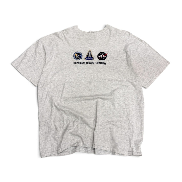 Vintage Kennedy Space Center Graphic T shirt Gray (XXL)