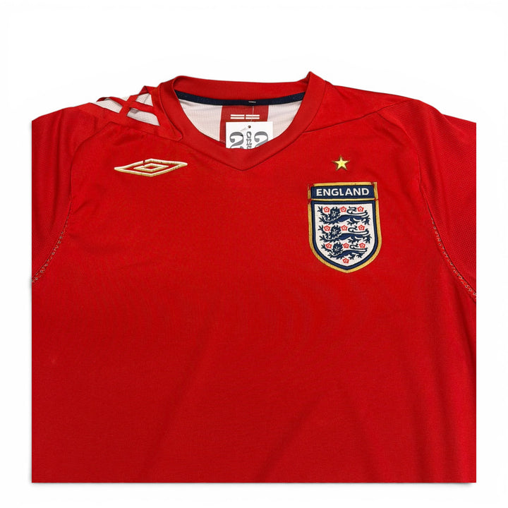 2006 Vintage England Umbro Red Football Shirt (S)