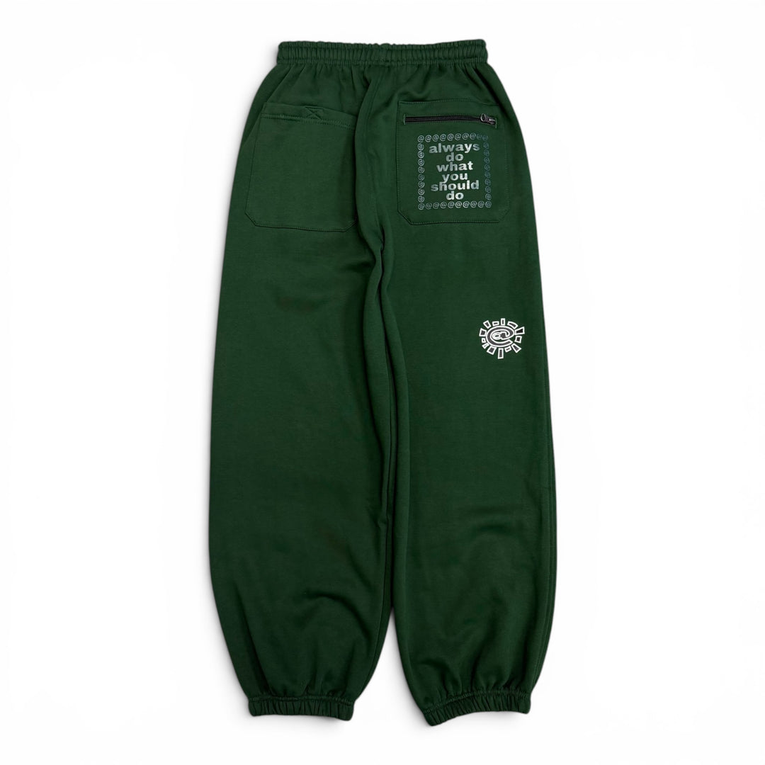 Always Do What You Should Do Joggers Green (M)