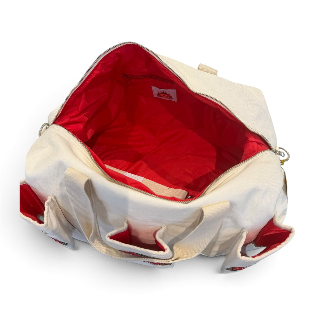 Palace x Stella Artois Cream Duffle Bag