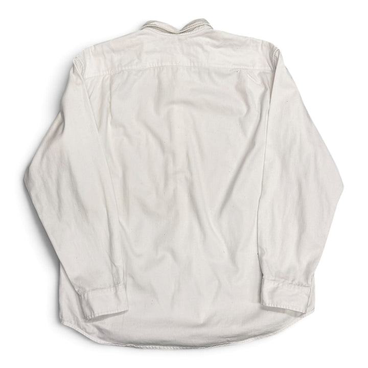 Supreme Loose White heavy Cotton Oxford Shirt (M)