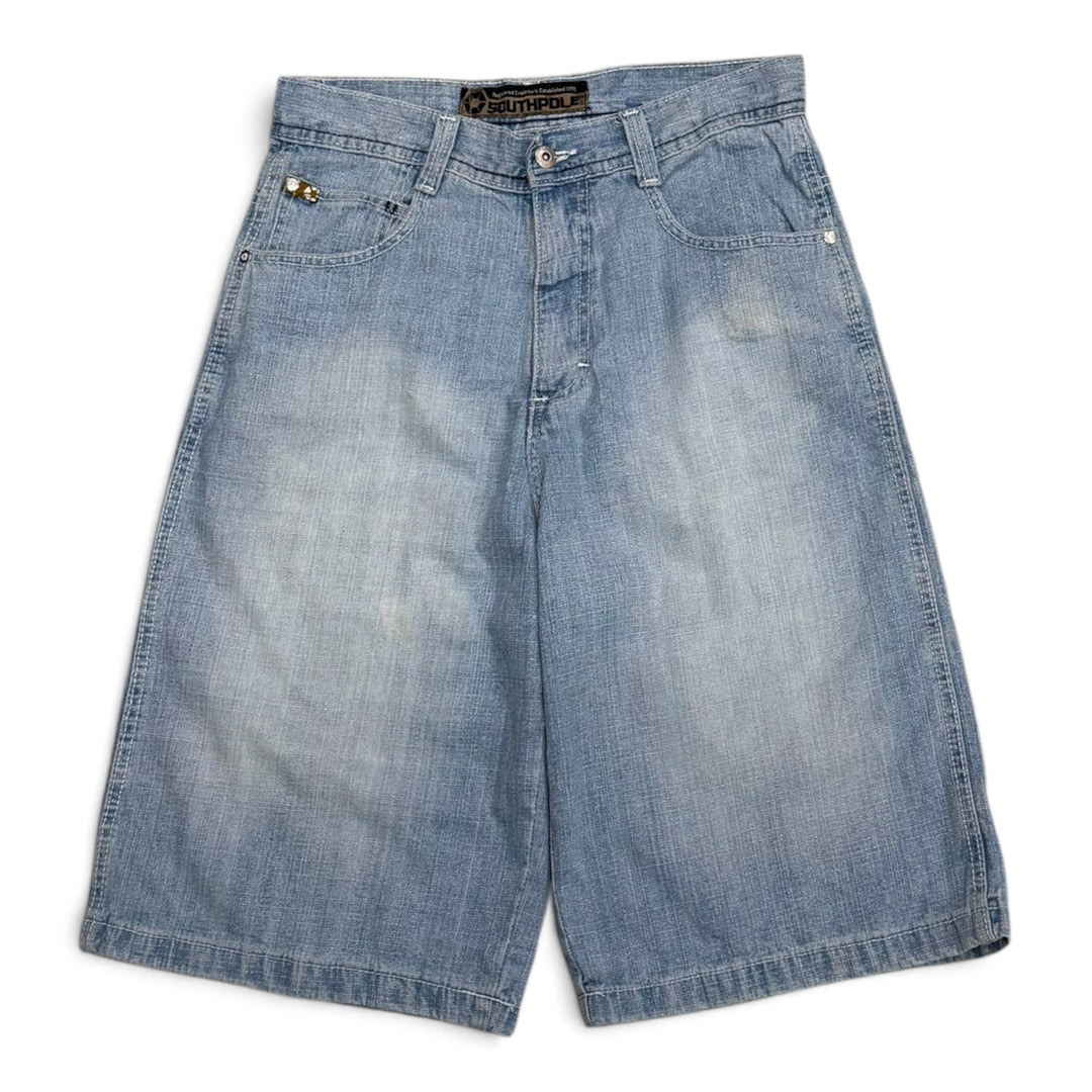 Vintage Southpole Baggy Denim Shorts Boue (32)