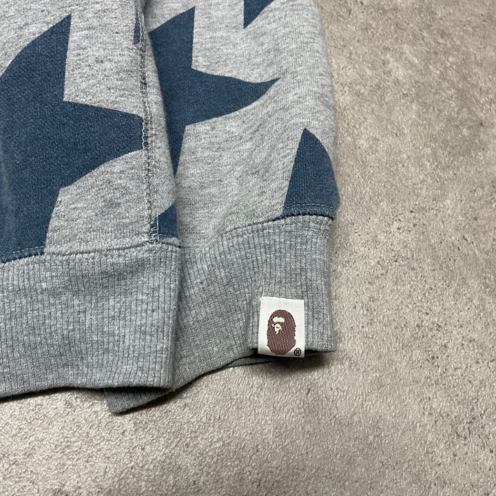 A Bathing Ape Bape Relaxed STA Pattern Hoodies (L)