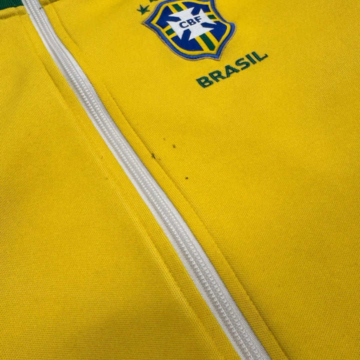 Nike Brazil Yellow & Green Tracksuit Jacket (S)