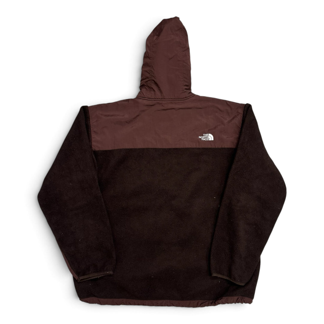 The North Face Hooded Fleece Jacket Brown (XXL)