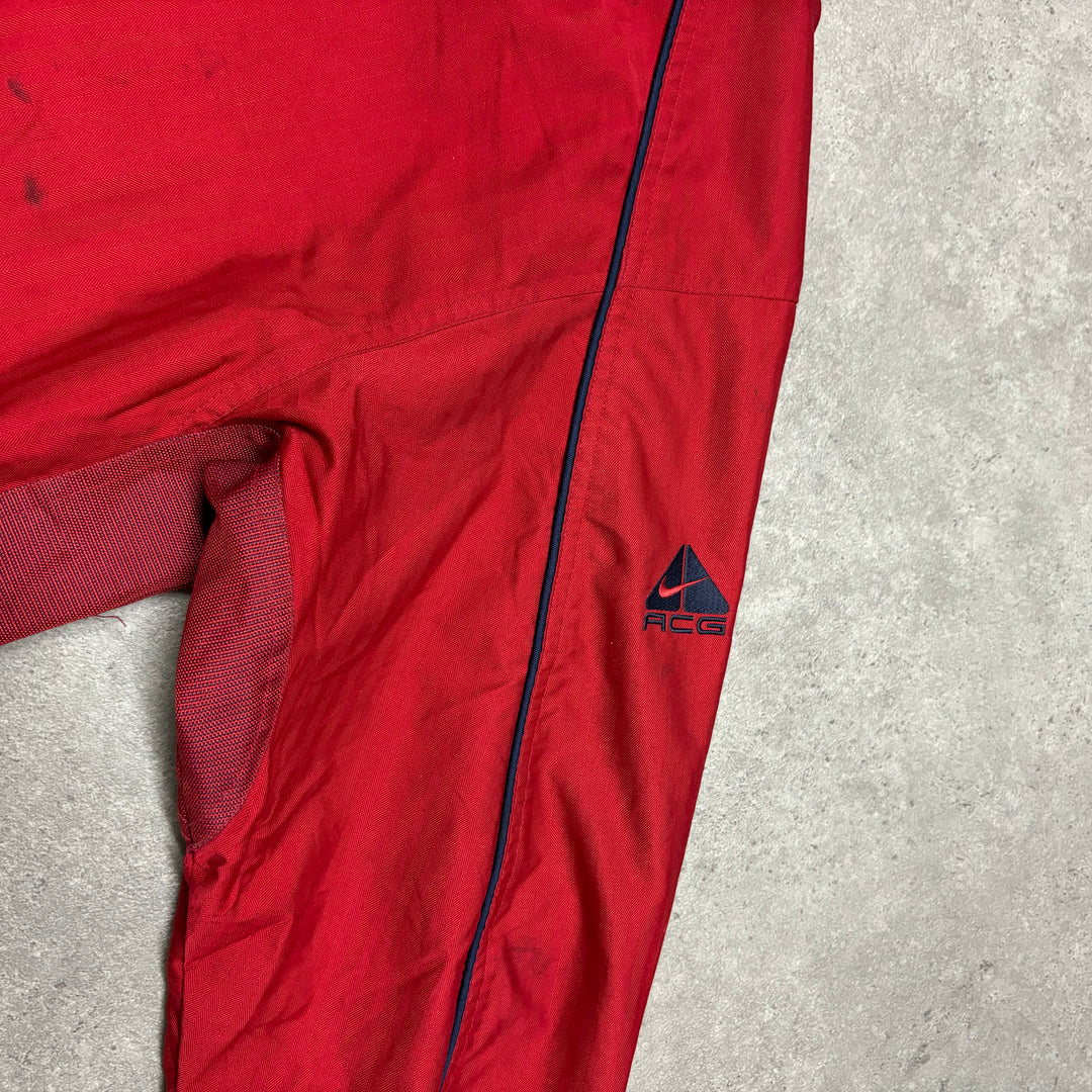 90’s Vintage Nike ACG Red Technical Jacket (L)