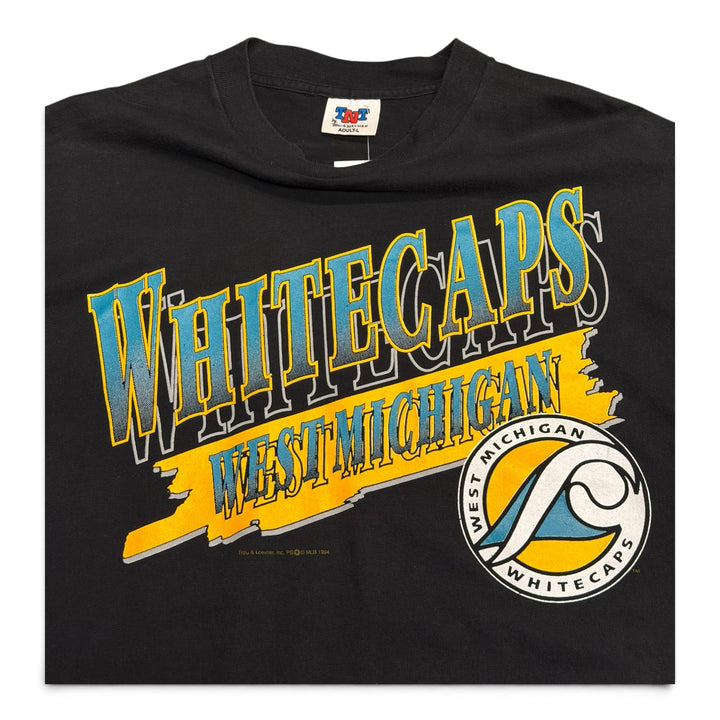 Vintage West Michigan Graphic T shirt Black (L)
