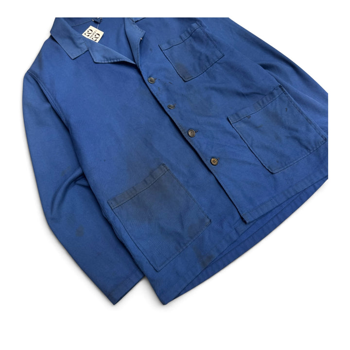 Vintage Distressed Blue French Chore Jacket (L)