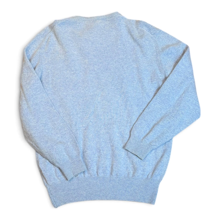 Vintage Barbour Light Blue Wool Knitted Sweater (XL)