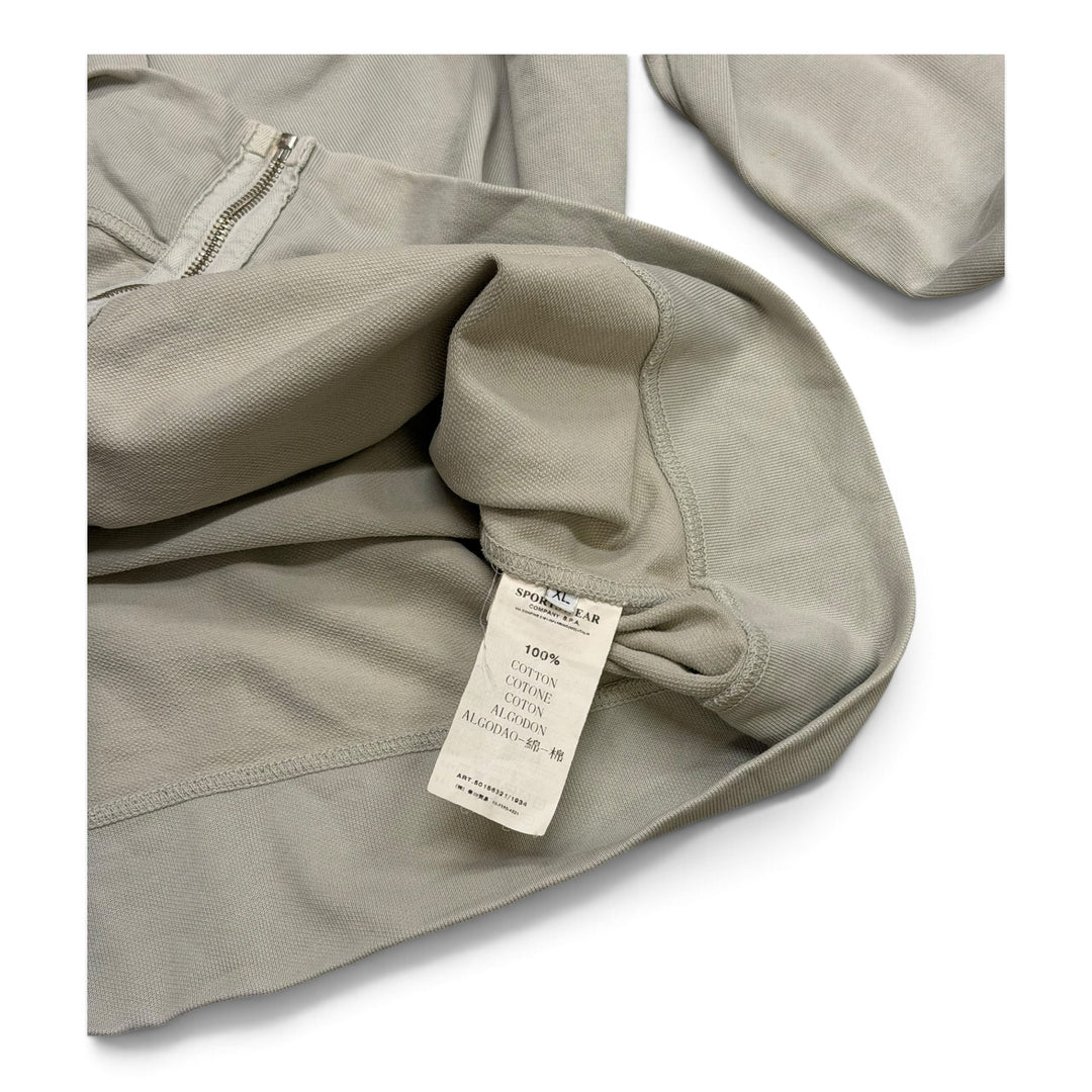 Vintage Stone Island Full Zip Up Hoodie Grey (XL)