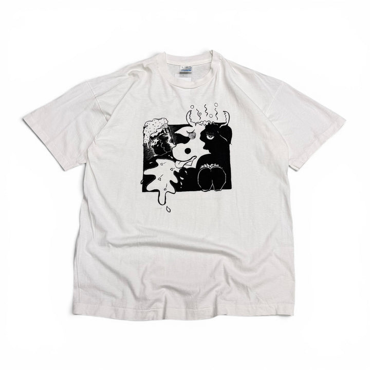 1990's Vintage ND3's Tour White Graphic T-Shirt (XL)
